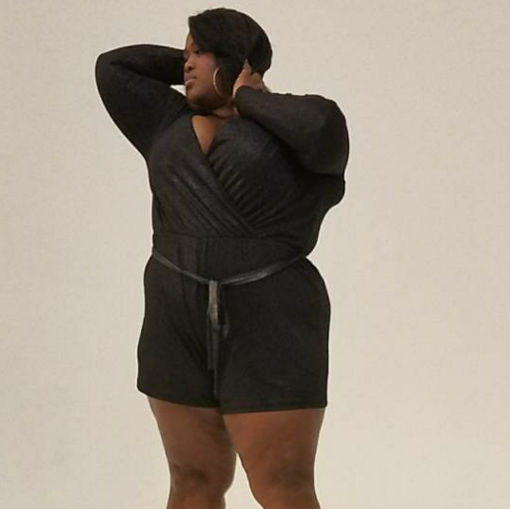 Black Short Romper